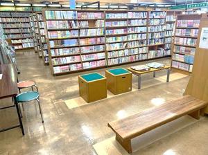 木曽山崎図書館で閲覧席を増やしました